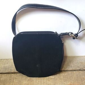 M. LONDON Mini Suede Handbag